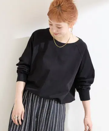 B.C STOCK 밑단 드로스트 롱TEE