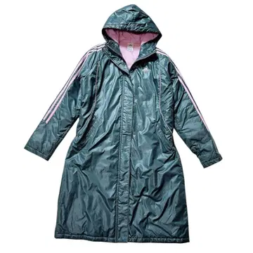 [ OT 사이즈 ] 아디다스 여성용 벤치 코트 그레이 핑크