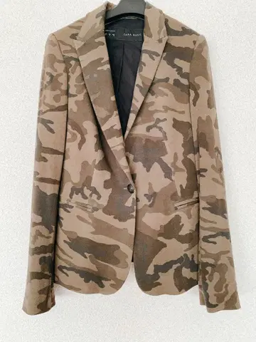 ZARA 카모 패턴 테일러 자켓
