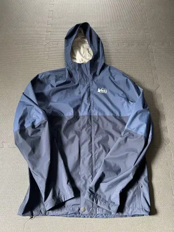 REI 레인 자켓 마운틴 후드티 네이비 방수 방풍