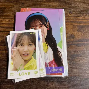 =LOVE 이코러브 브로마이드 미니 포토 카드 모로하시 사나