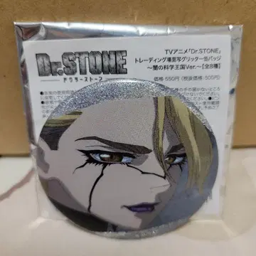 닥터스톤 Dr.STONE 장면 사진 글리터 캔뱃지 스탠리 스나이더