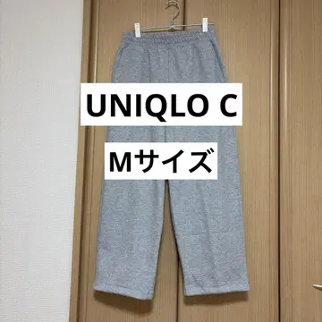 [ UNIQLO ] 맨투맨 와이드 팬츠/표준 기장 M 사이즈 그레이