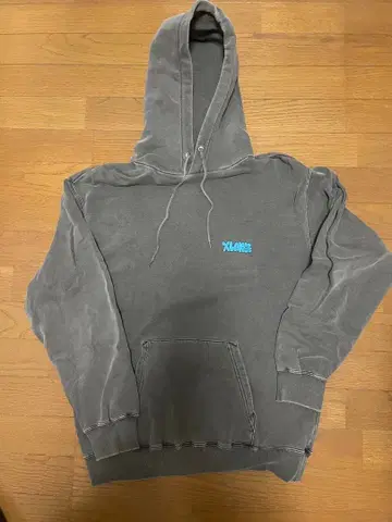 XLARGE 그레이 후드 부착 후드티