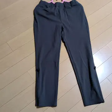 픽시 하트 하이 텐션 비쥬 장식 자수 레이스 팬츠