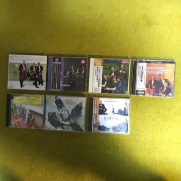 현악 4중주 명반 CD 7종 (CD 8장)