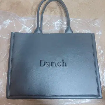 darich 다리치 로고 가죽 토트백