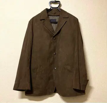 DURBAN 자켓 브라운 스웨이드