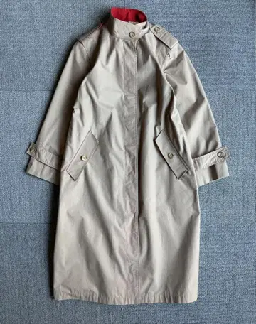 빨간색 옷깃 빈티지 LONDON FOG 스텐카라 코트 70s~80s