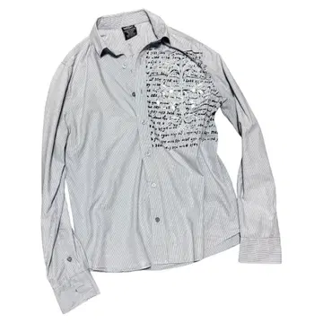 y2k grunge skull long shirt