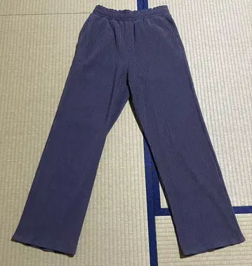 Matsufuji 마츠후지 와이드 팬츠 스웨트 팬츠 허리밴딩