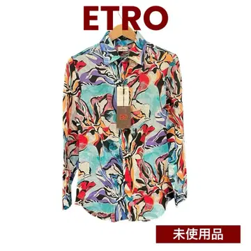 ETRO 에트로 컬러풀한 꽃무늬 긴팔 셔츠