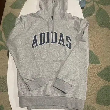 adidas 후드 부착 그레이 후드티 L 사이즈 미사용