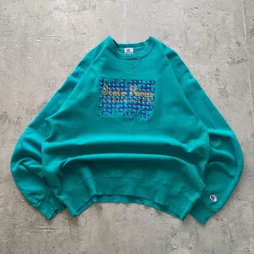 90s 챔피온 USA제 구제 의류 자수 맨투맨 어스 컬러 XL