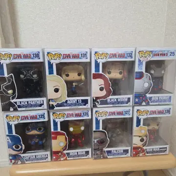 마블 펀코 팝 시빌 워 피규어 세트