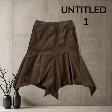UNTITLED 언타이틀 스커트 이형형 심플