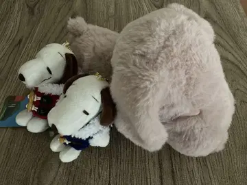 스누피 마스코트 봉제 인형 3세트