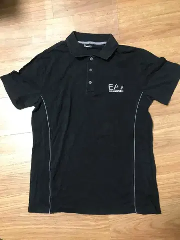 EA7 엠포리오 아르마니 피케 셔츠 블랙