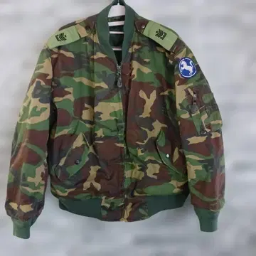 카모플라쥬 밀리터리 자켓