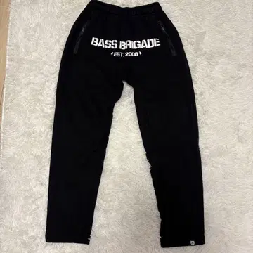 BASS BRIGADE 버스브리게이드 스웨트 팬츠 블랙
