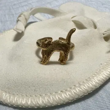 포옴므 반지 고양이 골드
