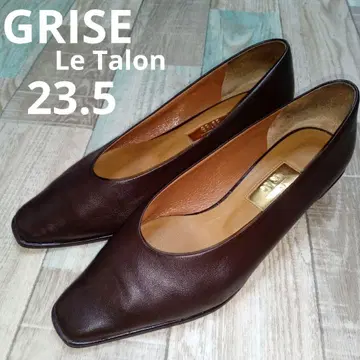 GRISE Le Talon 23.5 펌프스 가죽 버건디 루타론
