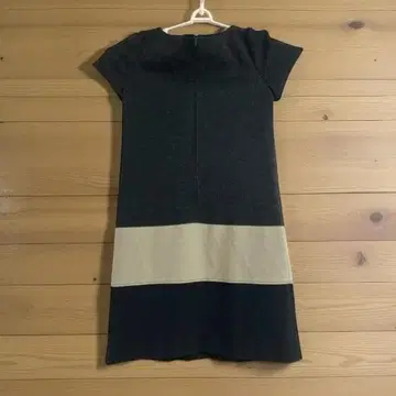 Proportion body dressing 반팔 원피스 울 혼방