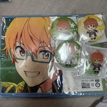 SideM SEGA 럭키 쿠지 봉제 인형 타월 W 유스케 쿄스케