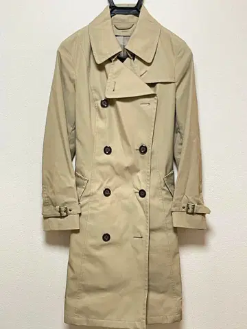 AOKI 베이지 더블 브레스트 트렌치코트 취업활동 입학식 현장 실습