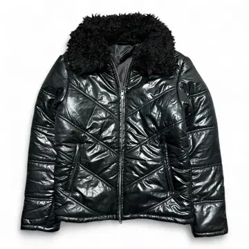 00s archive fur down jacket opium 광택 Y2K