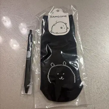 한국 한정 농담곰 나가노의 곰 양말 블랙 나가노 캐릭터즈