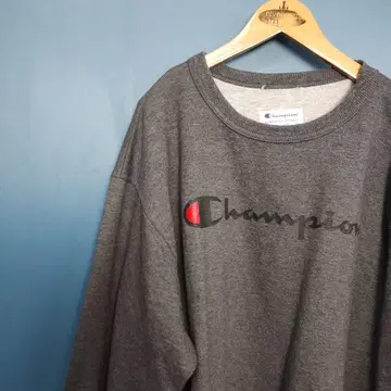 USA 구제 의류 Champion 챔피온 로고 프린트 맨투맨 넉넉한