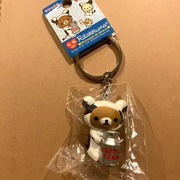 헤이세이 레트로 리락쿠마 마스코트 키링 산엑스 목장 한정판