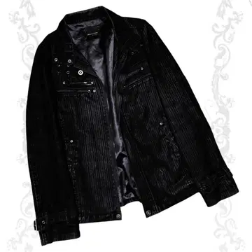 y2k 그런지 왁스 데님 재킷