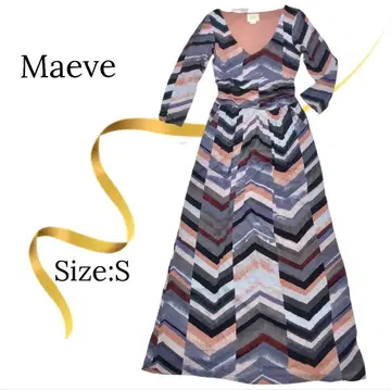 새상품급 Maeve 롱 원피스 맥시 원피스 올 패턴 셔링
