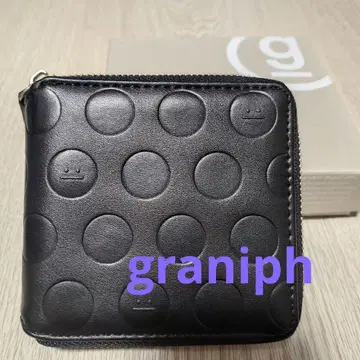 graniph 블랙 뷰티풀 섀도우 접이식 지갑