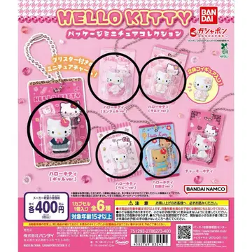 HELLO KITTY 패키지 미니어처 컬렉션