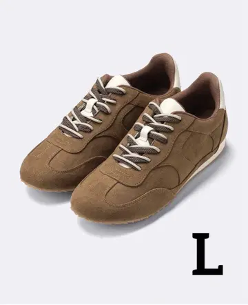 GU 더블 슈레이스 플랫 스니커즈 L(24.5cm)