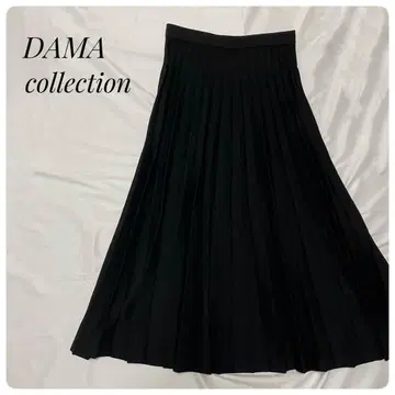 [ DAMAcollection ] 플리츠 니트 롱 스커트 L