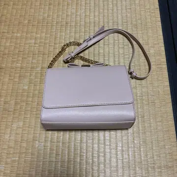 핑크 숄더백 합성 피혁