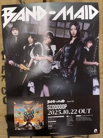 BAND-MAID SC00000P 포스터 미사용품