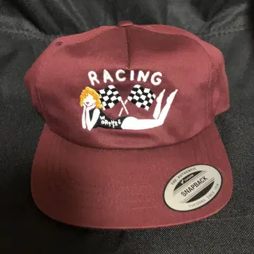 worthies  캡 RACING FLAG CAP