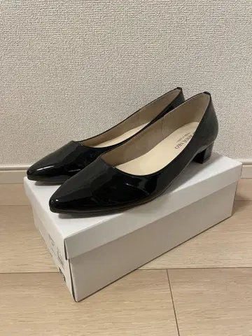 RODESKO 블랙 하이힐 펌프스 24cm