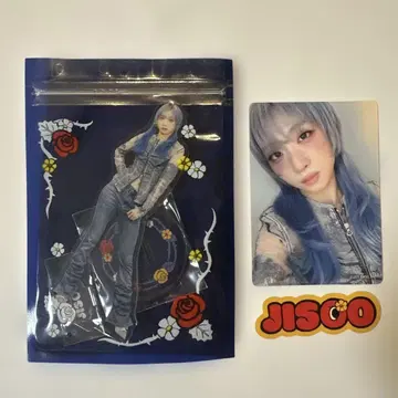 HANA 팬미팅 JISOO 트레이딩 카드 아크릴 스탠드 세트