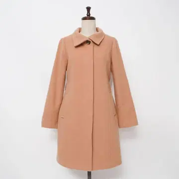 미첼앤네스 스텐칼라 코트 아우터 카멜 사이즈 40