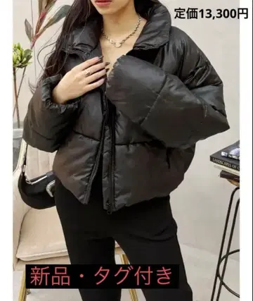 새상품 택 포함 [EVRIS] 집업 숏 블루종 블랙 F
