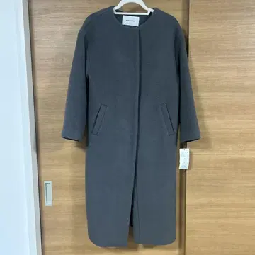 새상품 노카라 노블 코트 차콜