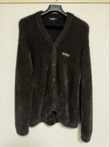 XLARGE 브라운 가디건 M 사이즈