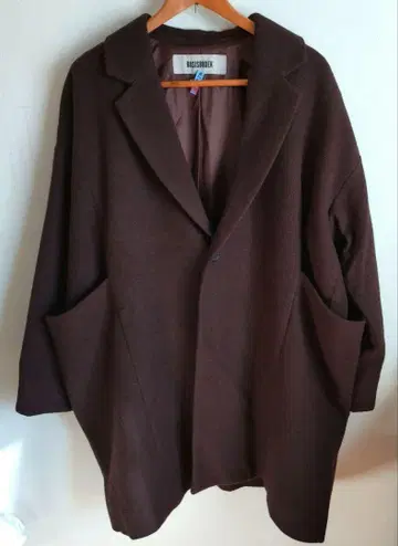 BASIS BROEK EGGS 오버 사이즈 울 코트