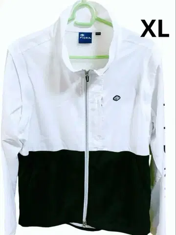 FIDRA 2WAY 자켓 화이트 x 네이비 안감 메쉬 발수 골프웨어